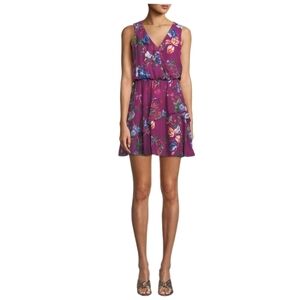 Parker Lexi Floral Print Mini Dress